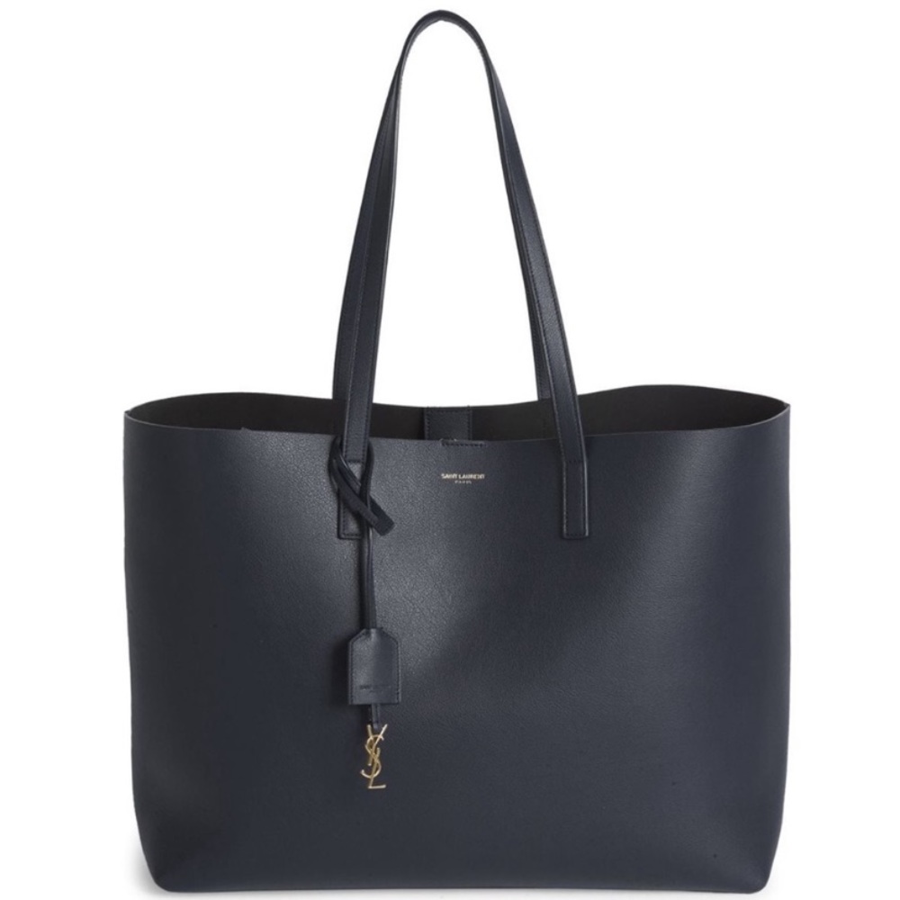 Authentic YSL Saint Laurent Large Leather Shopper